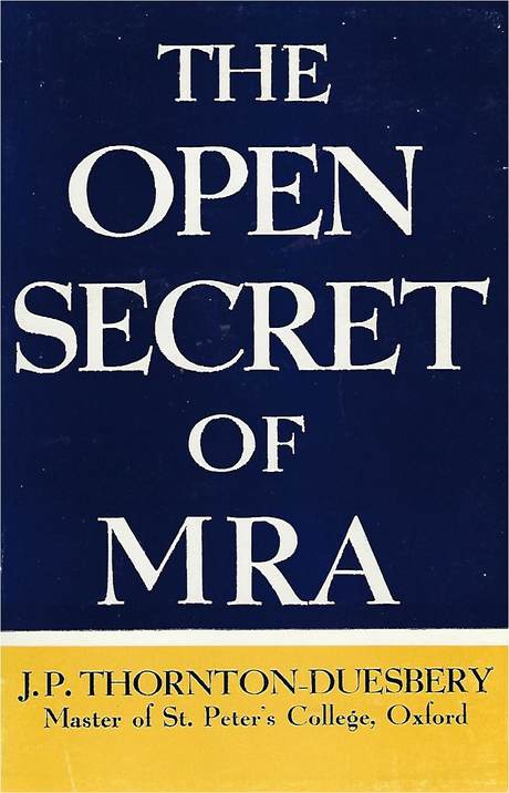 'The open secret of MRA' book cover