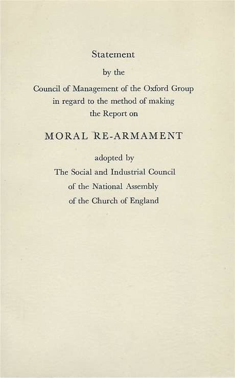 OG Council Statement on Church of England report