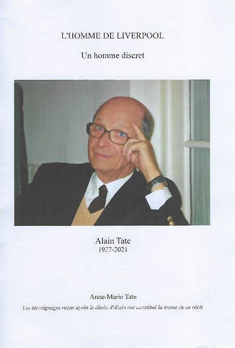 Cover for Booklet on Alain Tate