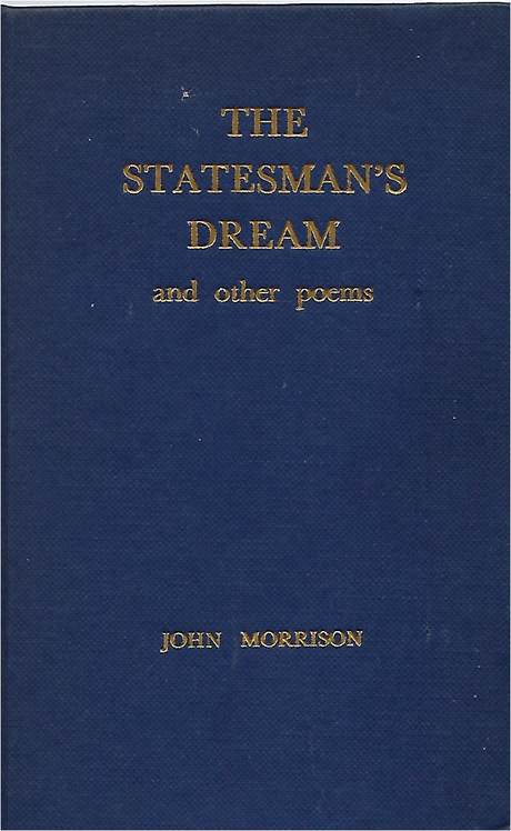 "The Statesman's Dream and other poems", book cover