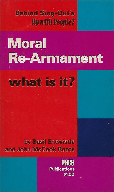 Book cover, 'Moral Re-Armament - what is it?'