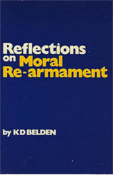'Reflection on Moral Re-Armament' by Ken Belden, book cover