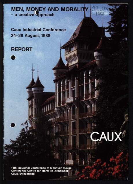 Caux Industrial Conference report -  August 1988