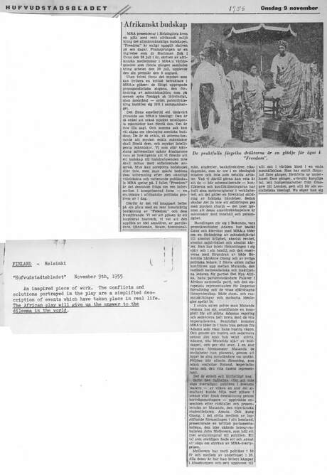 Cover of Afrikanskt budskap