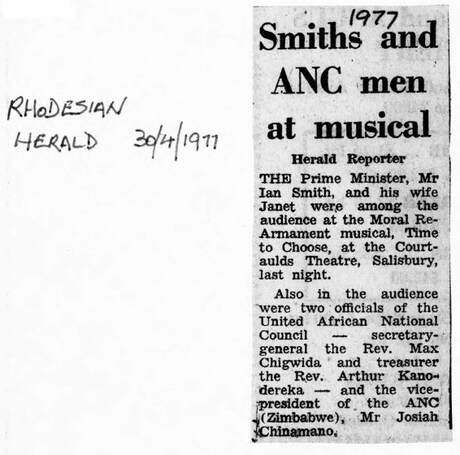 Cover of Smiths and ANC men at musical