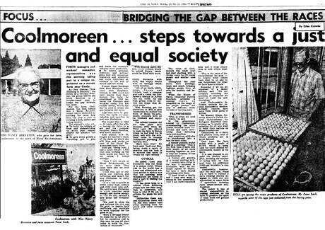 Cover of Coolmoreen....steps towards a just and equal society