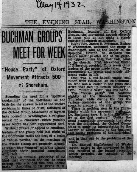 Cover of Buchman Groups Meet For A Week