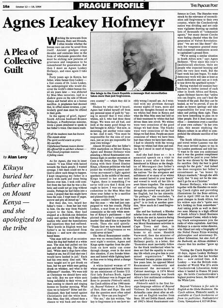 Cover of Agnes Leakey Hofmeyr A Plea of Collective Guilt