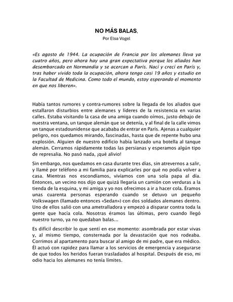 Cover of NO MÁS BALAS
