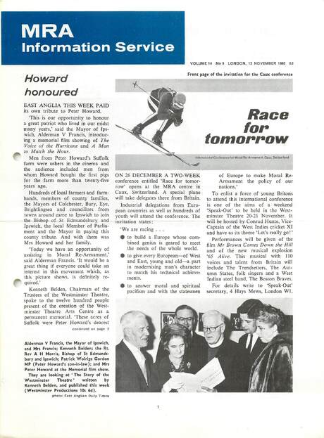 Cover of MRA Information Service - Vol. 14 No. 09, 1965-11-13