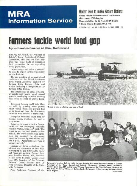 Cover of MRA Information Service - Vol. 17 No. 43, 1969-07-05