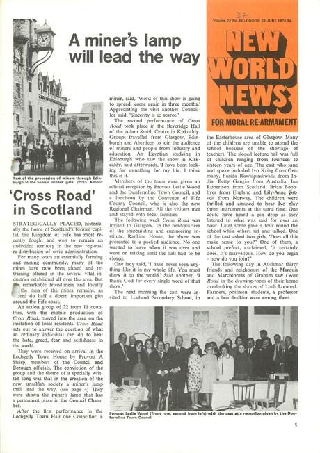 Cover of New World News - Vol. 22 No. 36, 1974-06-29