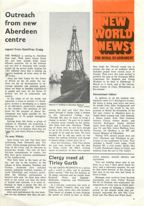 Cover of New World News - Vol. 23 No. 15, 1975-02-08