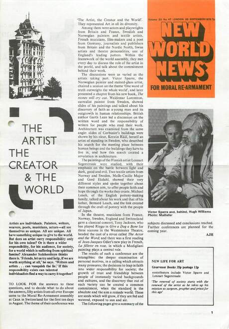 Cover of New World News - Vol. 23 No. 47, 1975-09-20