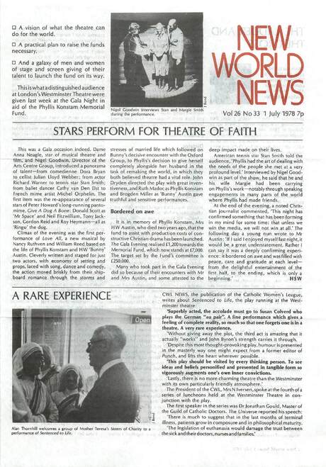 Cover of New World News - Vol. 26 No. 33, 1978-07-01
