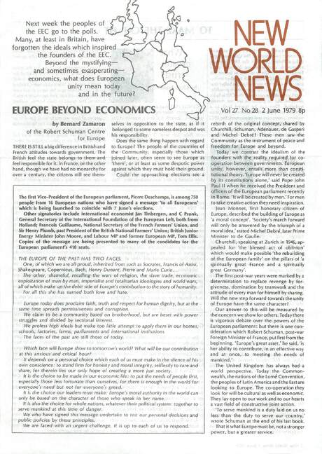 Cover of New World News - Vol. 27 No. 28, 1979-06-02