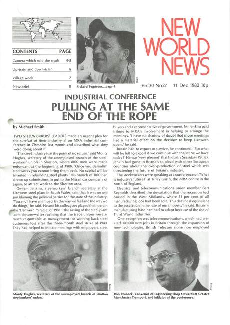 Cover of New World News - Vol. 30 No. 27, 1982-12-12