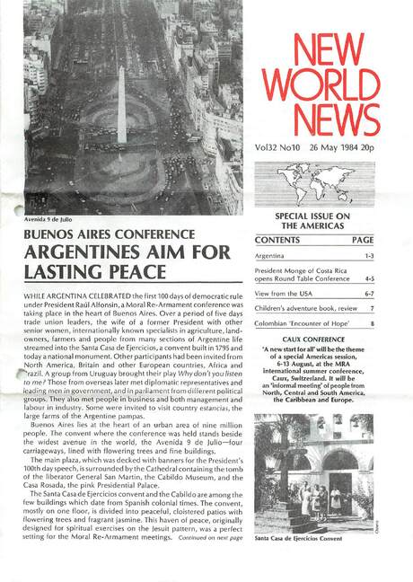 Cover of New World News - Vol. 32 No. 10, 1984-05-26