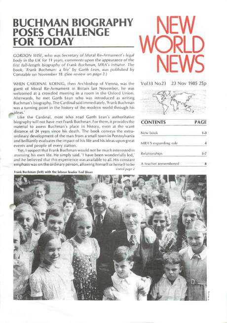 Cover of New World News - Vol. 33 No. 23, 1985-11-23