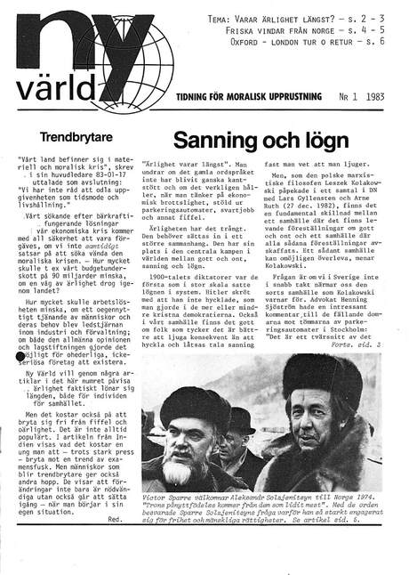 Cover of Ny värld i bild 1983 - 01