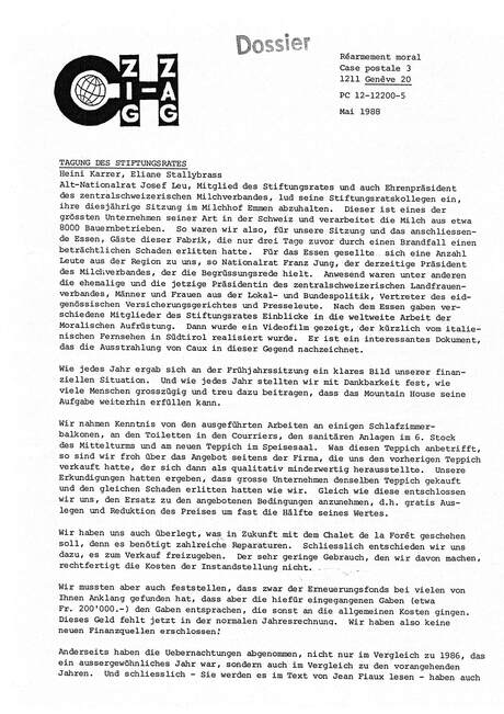 Cover of Zig-Zag - 1988-05 - Deutsch
