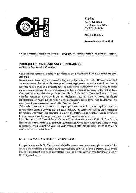 Cover of Zig-Zag - 1995-09 - Français