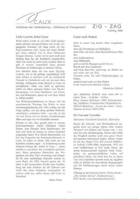 Cover of Zig-Zag - 2009-04 - Deutsch