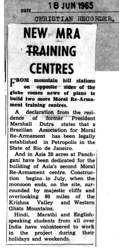 Cover of New MRA Training Centres