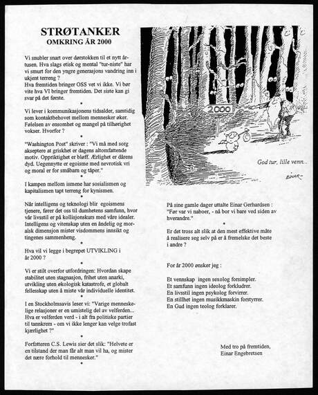 Cover of Strøtanker omkring år 2000