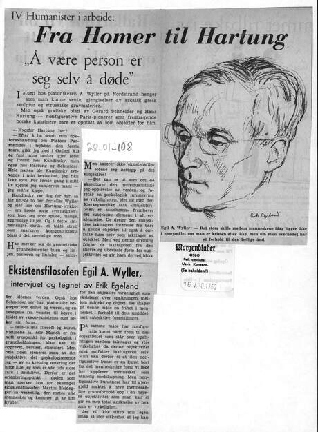 Cover of Fra Homer til Hartung - Å være person er seg selv å døde