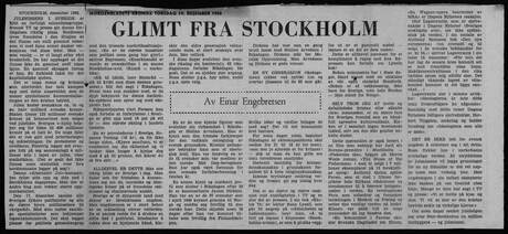 Cover of Glimt fra Stockholm