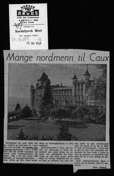 Cover of Mange nordmenn til  Caux