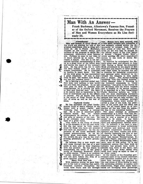 Cover of Man with an Answer