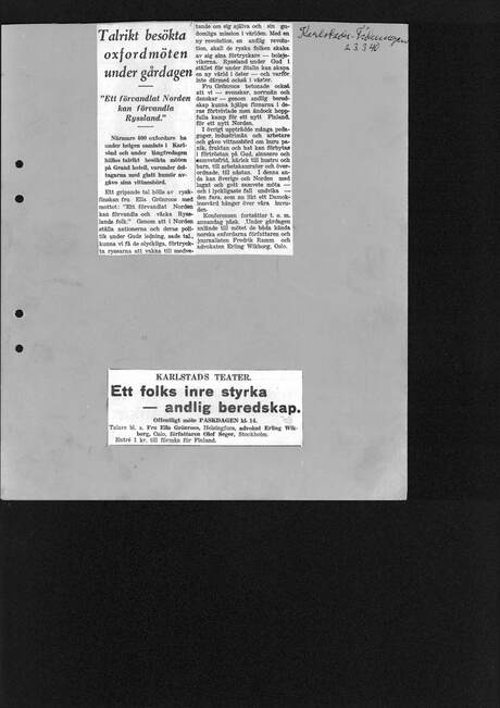 Cover of Talrikt besökt Oxfordmöte